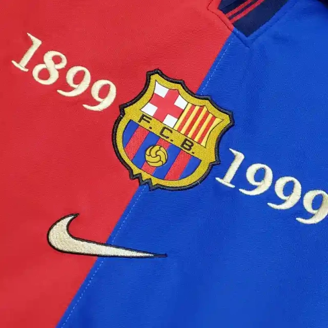 EQUIPACIÓN RETRO FC BARCELONA CENTENARIO