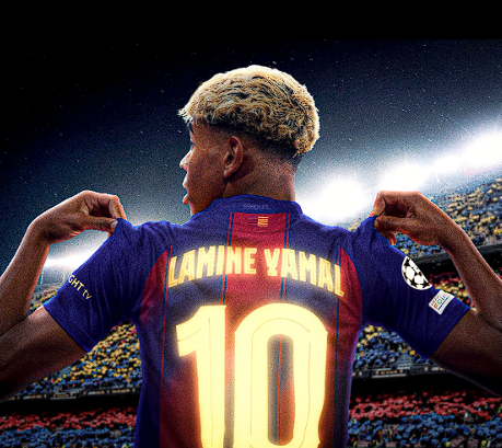 LAMINE YAMAL 10 / PRIMERA EQUIPACIÓN FC BARCELONA 2025-26