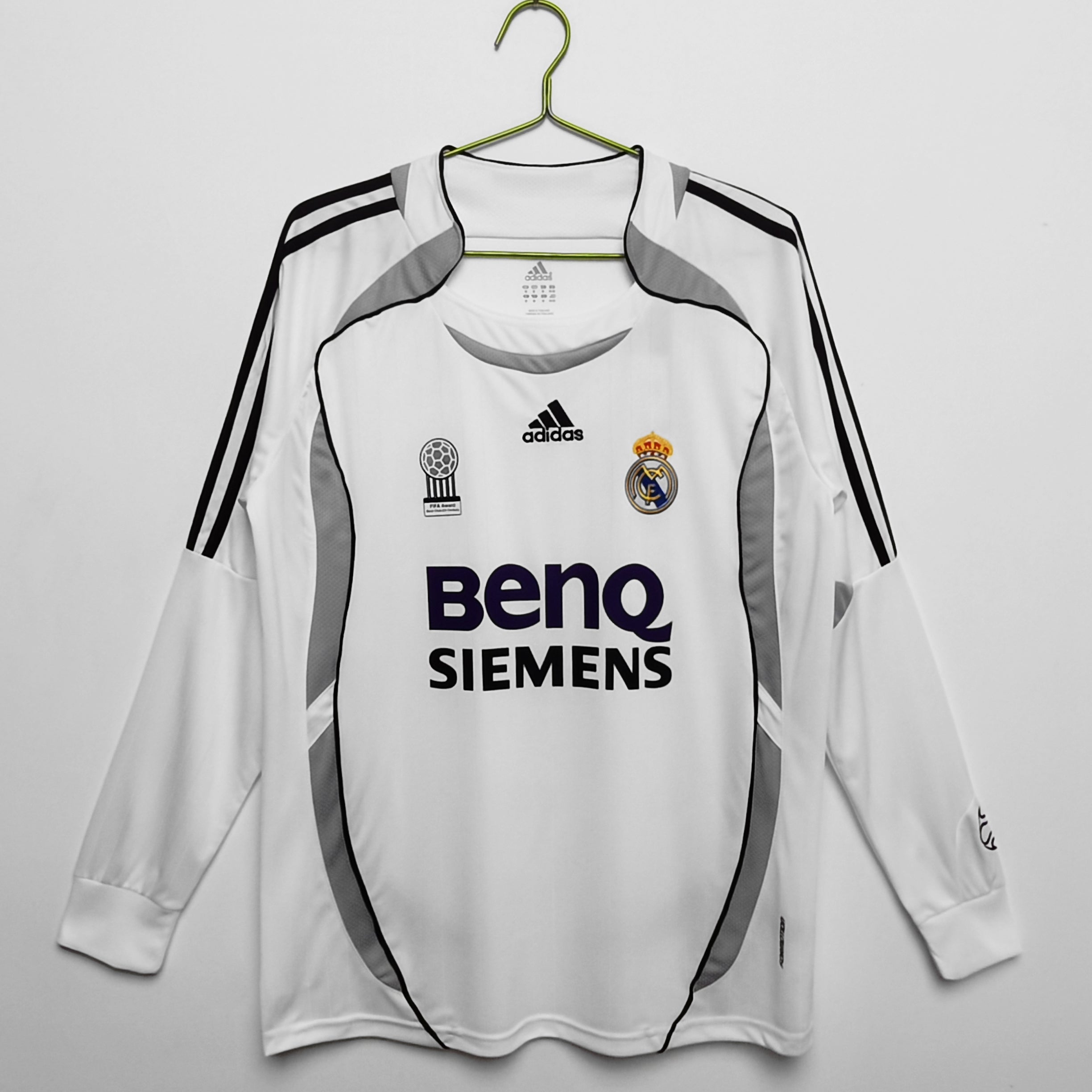 090a432d EQUIPACIÓN RETRO REAL MADRID 2006-07 MANGA LARGA - Imagen 1