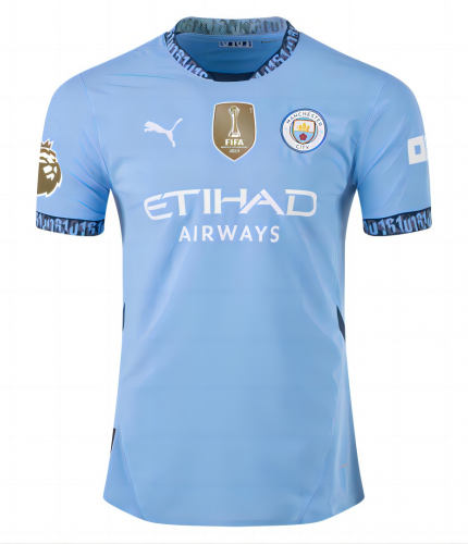 PRIMERA EQUIPACIÓN MANCHESTER CITY 2024-25 | CON PATCH MUNDIALITO