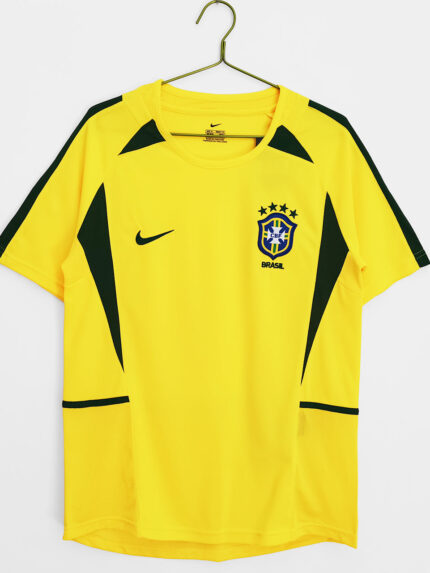 EQUIPACIÓN RETRO BRASIL 2002 (PERSONALIZABLE)