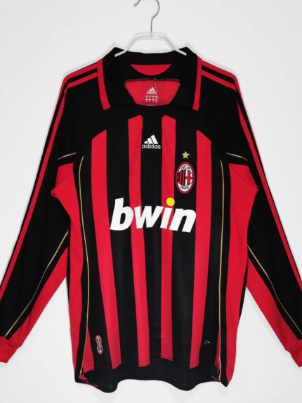 EQUIPACIÓN RETRO AC MILAN 2006/07 MANGA LARGA
