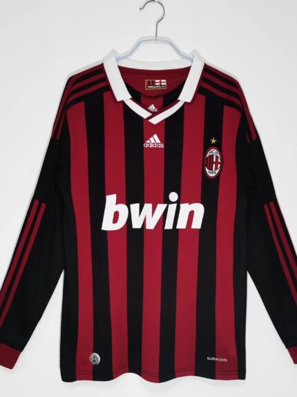 EQUIPACIÓN RETRO AC MILAN 2009-10 MANGA LARGA