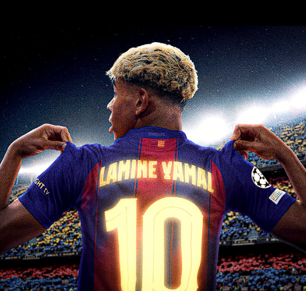LAMINE YAMAL 10 / PRIMERA EQUIPACIÓN FC BARCELONA 2025-26