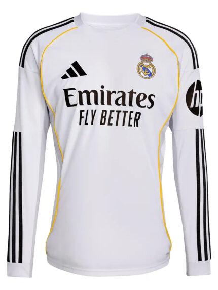 PRIMERA EQUIPACIÓN REAL MADRID 2025-26 [MANGA LARGA]