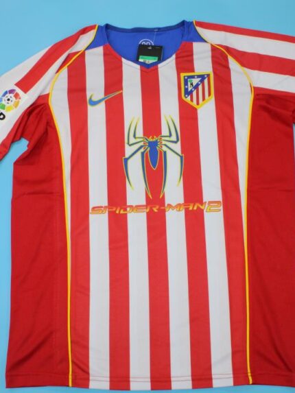 EQUIPACIÓN RETRO ATLÉTICO DE MADRID 2004-05 (SPIDERMAN 2 VERSION)