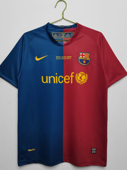 EQUIPACIÓN RETRO FC BARCELONA 2008-09 (FINAL ROMA)