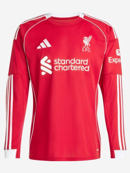 PRIMERA EQUIPACIÓN LIVERPOOL 2025-26 (MANGA LARGA)