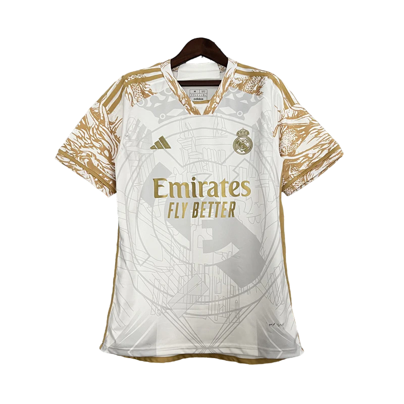 realmadridwhiteandgoldspecialedition1-Photoroom REAL MADRID 15 CHAMPIONS | GOLD EDITION 2024 | - Imagen 1