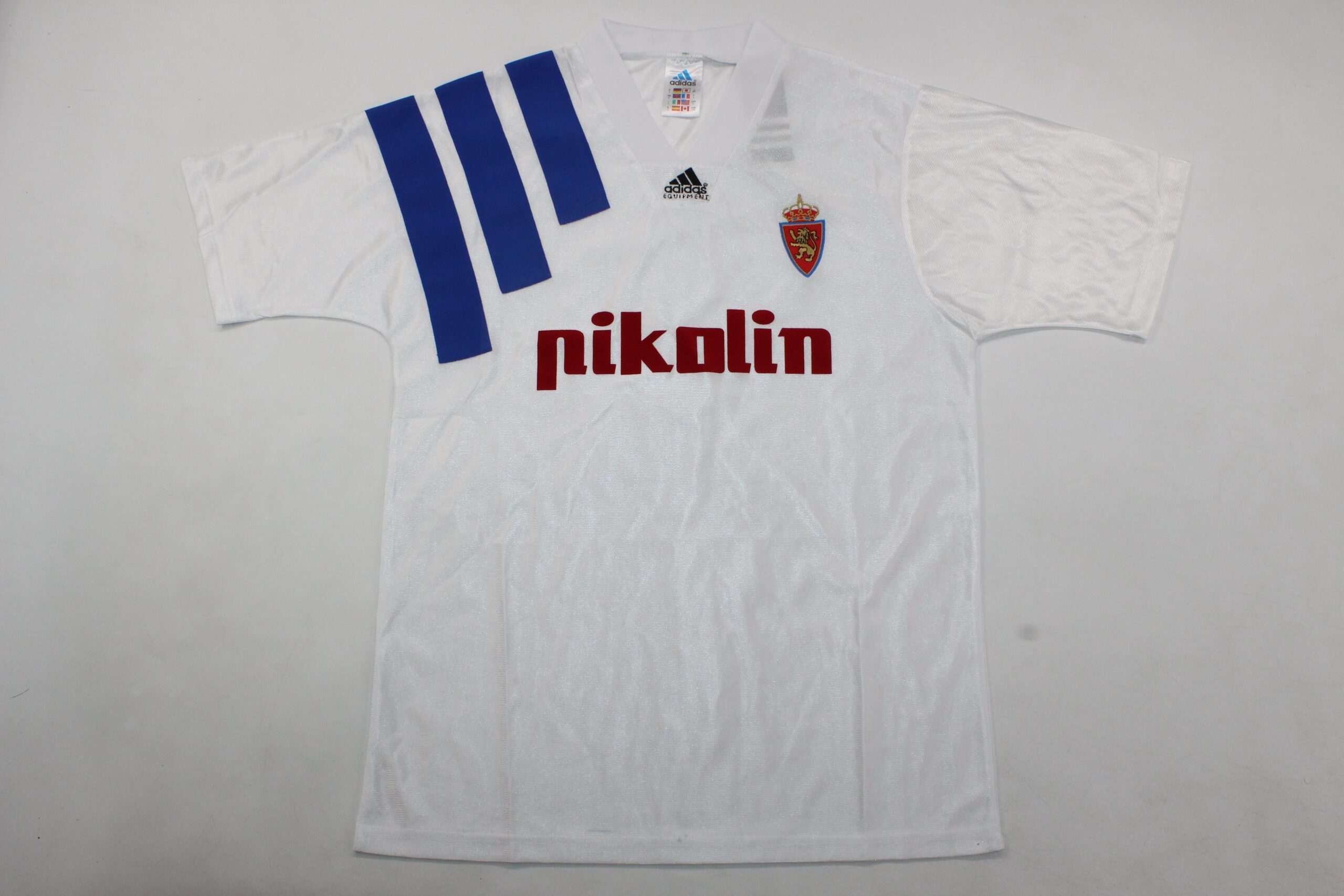 zar9293blanco EQUIPACIÓN RETRO ZARAGOZA 92-93 (AZUL O BLANCO) - Imagen 1